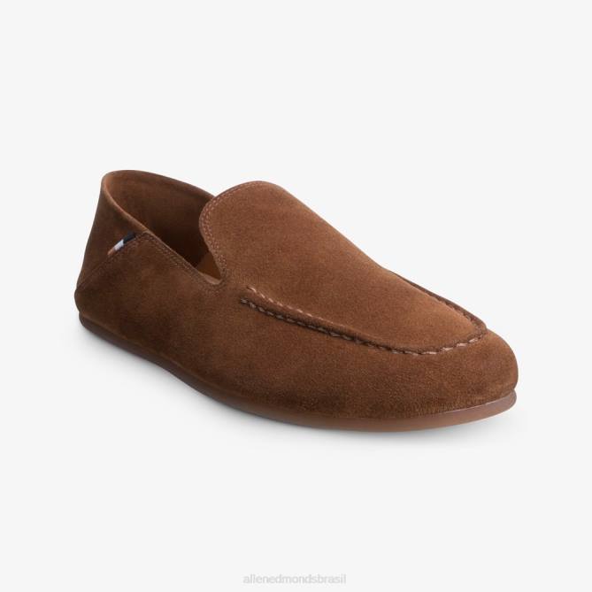Allen Edmonds homens scarsdale mocassim sem cadarço 68T8D422 seiva marrom