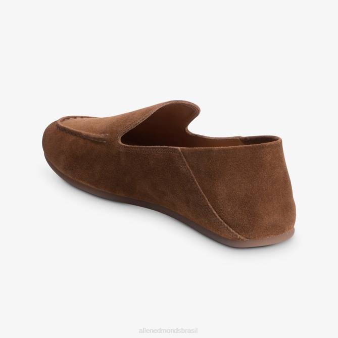 Allen Edmonds homens scarsdale mocassim sem cadarço 68T8D422 seiva marrom