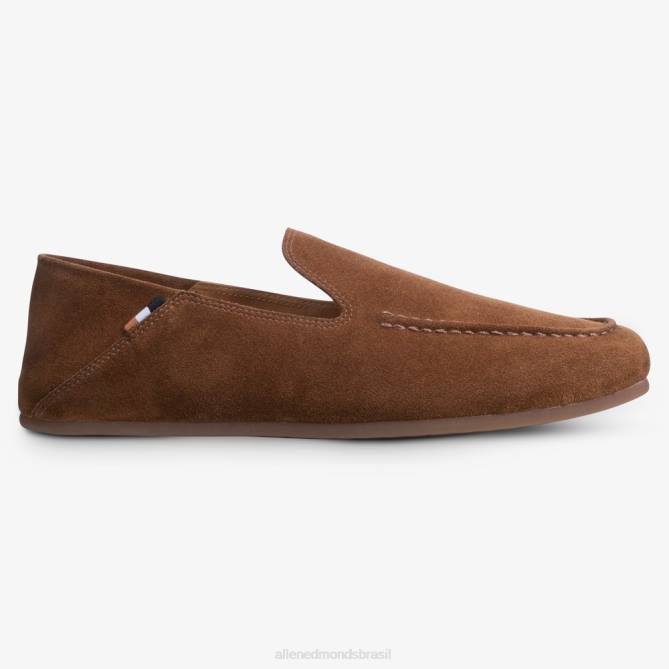 Allen Edmonds homens scarsdale mocassim sem cadarço 68T8D422 seiva marrom