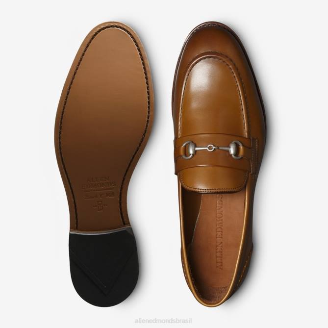 Allen Edmonds homens Randolph bit mocassim 68T8D188 couro de nogueira