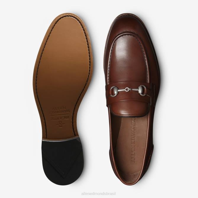 Allen Edmonds homens Randolph bit mocassim 68T8D189 couro de pimentão