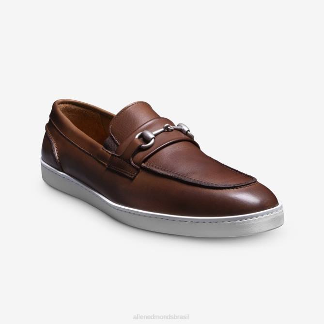 Allen Edmonds homens randolph bit tênis sem cadarço 68T8D8 couro mogno