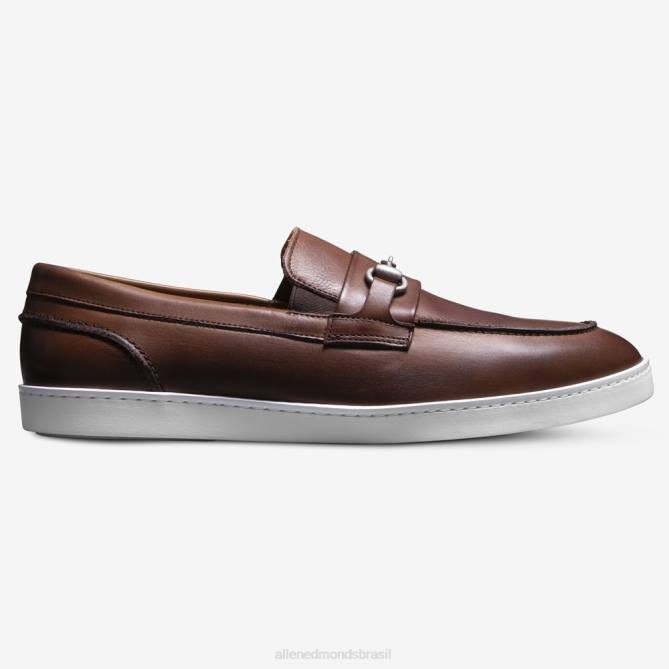 Allen Edmonds homens randolph bit tênis sem cadarço 68T8D8 couro mogno