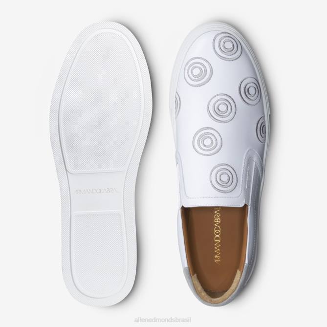 Allen Edmonds homens tênis slip-on empada iv armando cabral 68T8D117 branco