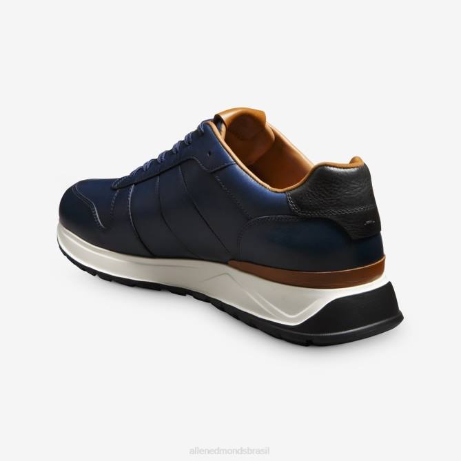 Allen Edmonds homens Lawson tênis com cadarço 68T8D53 couro marinho