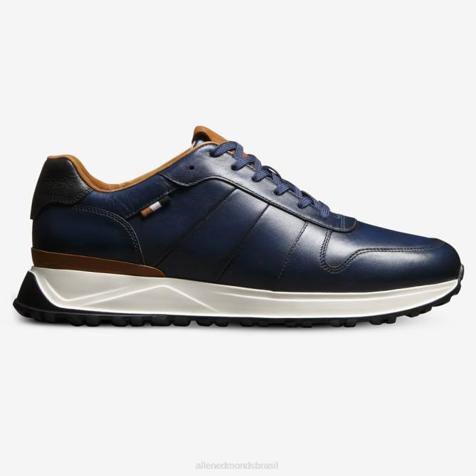 Allen Edmonds homens Lawson tênis com cadarço 68T8D53 couro marinho