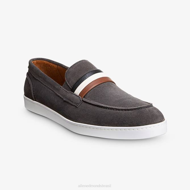 Allen Edmonds homens randolph tênis de camurça sem cadarço 68T8D269 camurça cinza assinatura