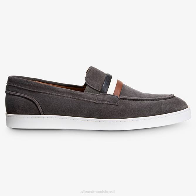 Allen Edmonds homens randolph tênis de camurça sem cadarço 68T8D269 camurça cinza assinatura