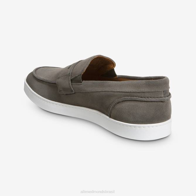 Allen Edmonds homens randolph tênis de camurça sem cadarço 68T8D270 camurça cinza