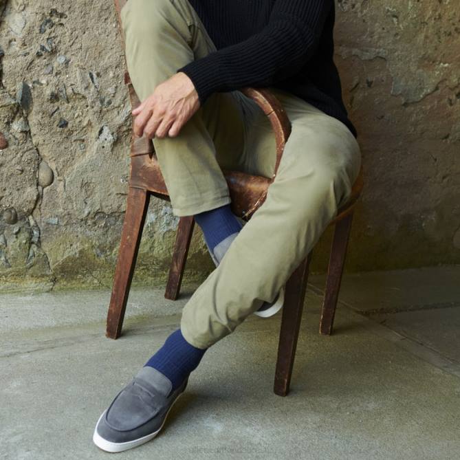 Allen Edmonds homens randolph tênis de camurça sem cadarço 68T8D270 camurça cinza