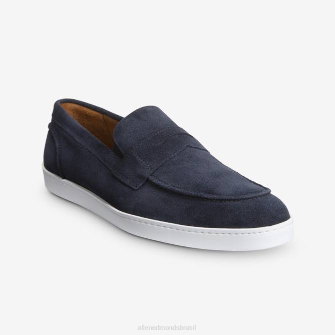 Allen Edmonds homens tênis Randolph sem cadarço 68T8D18 camurça azul marinho