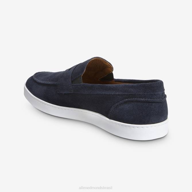 Allen Edmonds homens tênis Randolph sem cadarço 68T8D18 camurça azul marinho
