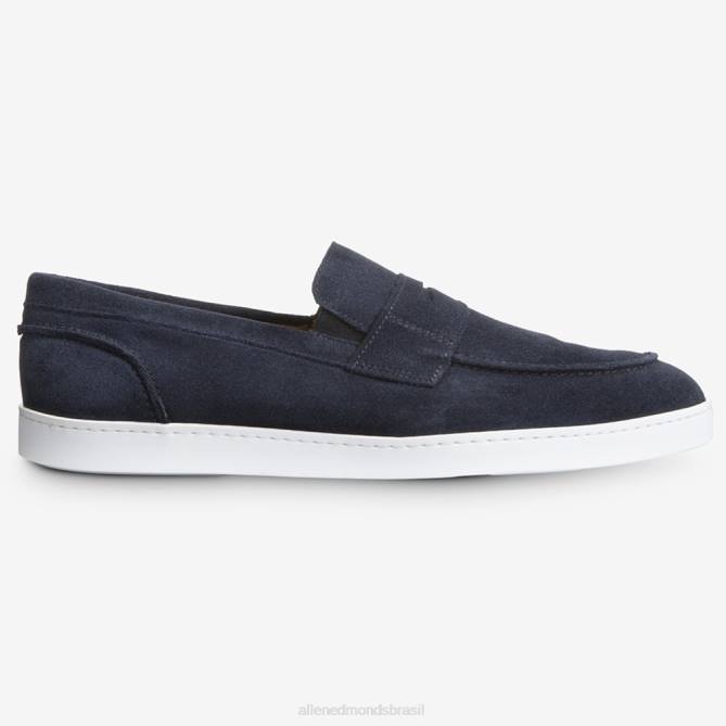 Allen Edmonds homens tênis Randolph sem cadarço 68T8D18 camurça azul marinho