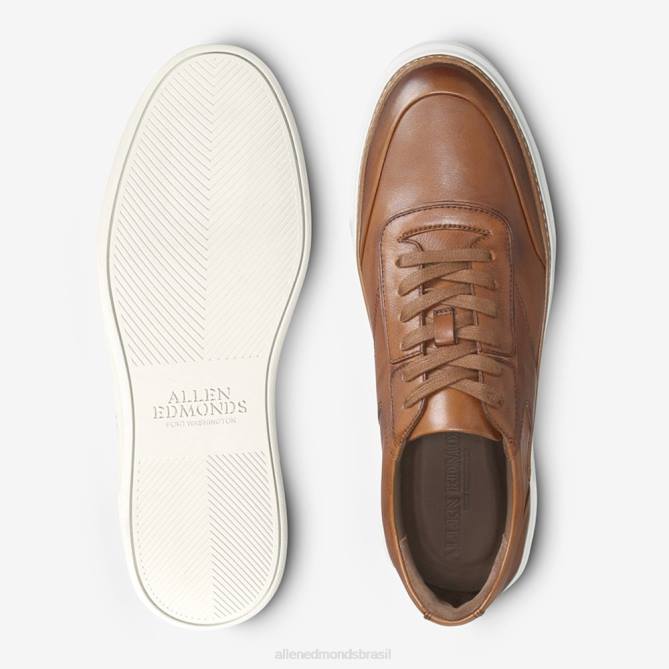 Allen Edmonds homens tênis burke com cadarço 68T8D371 bronzeado