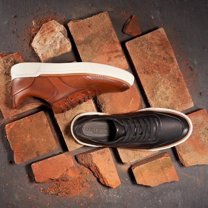Allen Edmonds homens tênis burke com cadarço 68T8D371 bronzeado