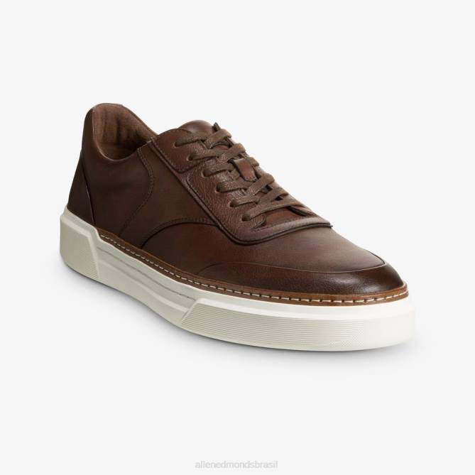 Allen Edmonds homens tênis burke com cadarço 68T8D372 marrom escuro