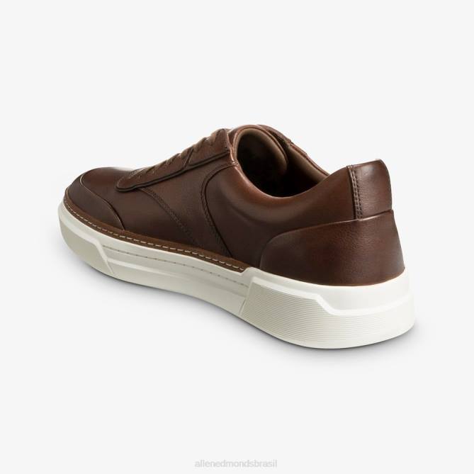 Allen Edmonds homens tênis burke com cadarço 68T8D372 marrom escuro