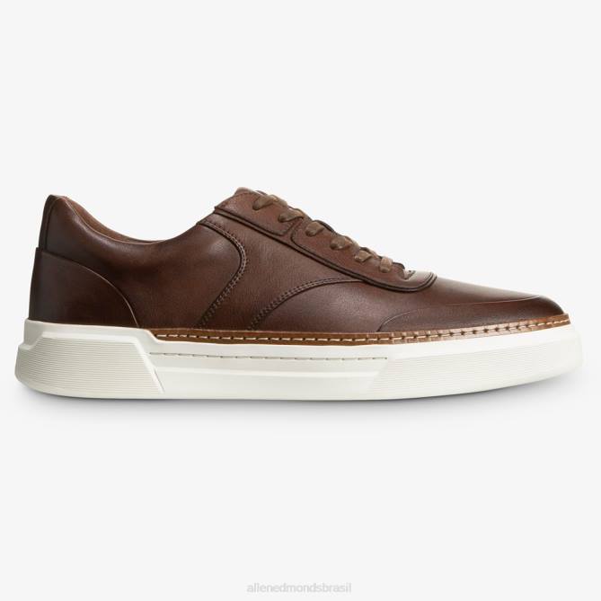 Allen Edmonds homens tênis burke com cadarço 68T8D372 marrom escuro