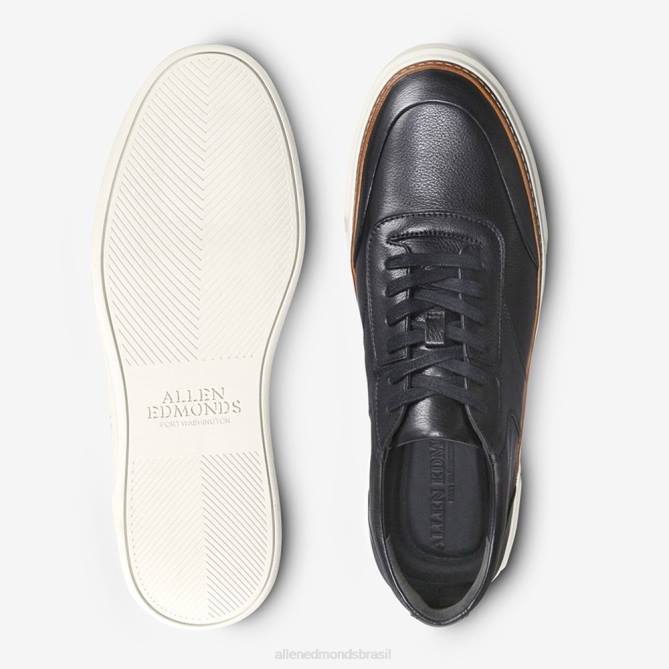 Allen Edmonds homens tênis burke com cadarço 68T8D66 preto