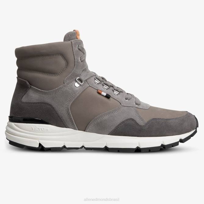 Allen Edmonds homens tênis canyon cano alto resistente a intempéries canyon 68T8D389 ímã cinza