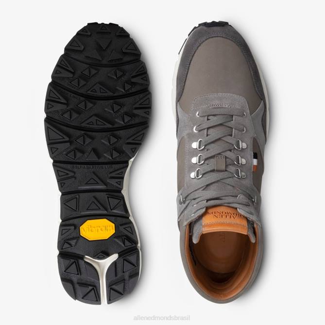 Allen Edmonds homens tênis canyon cano alto resistente a intempéries canyon 68T8D389 ímã cinza