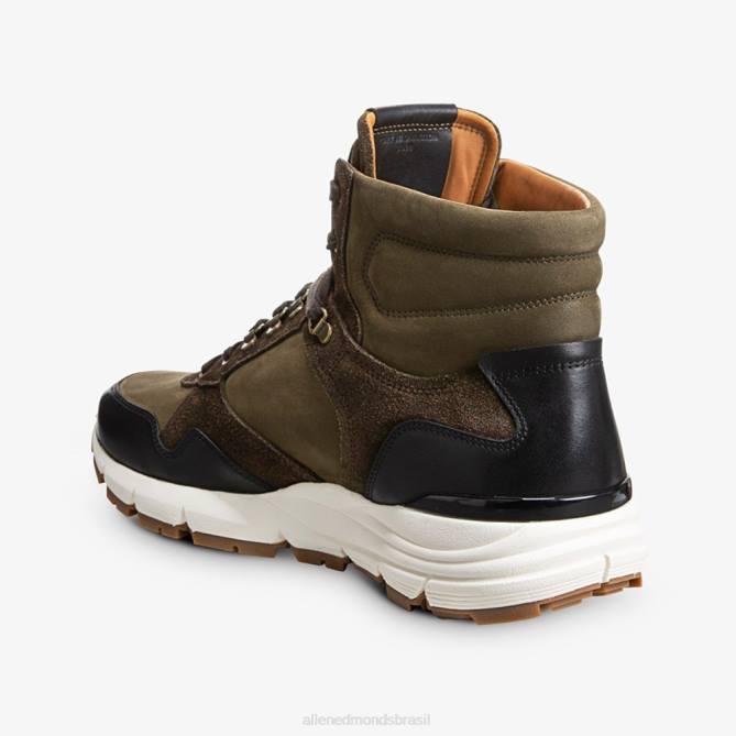 Allen Edmonds homens tênis canyon cano alto resistente a intempéries canyon 68T8D72 preto/loden