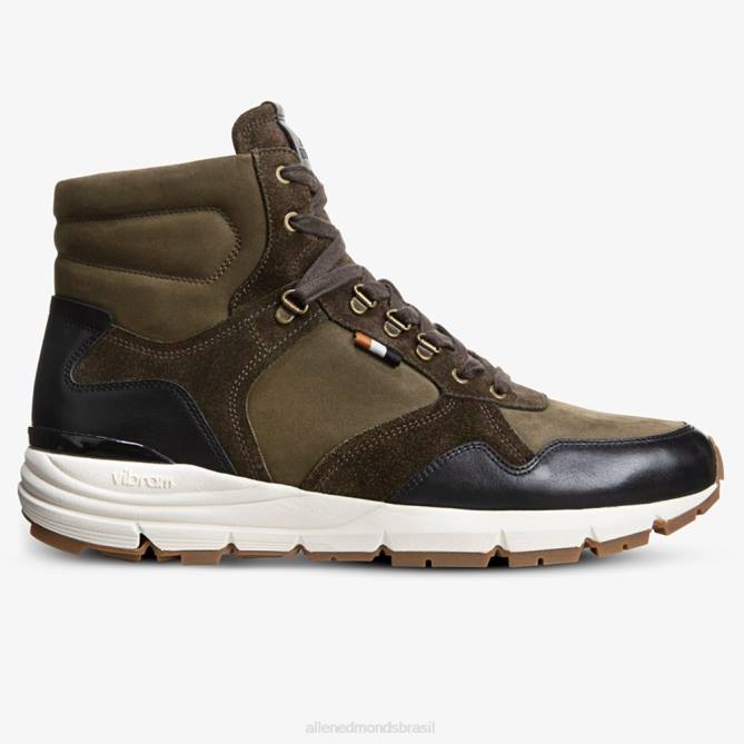 Allen Edmonds homens tênis canyon cano alto resistente a intempéries canyon 68T8D72 preto/loden
