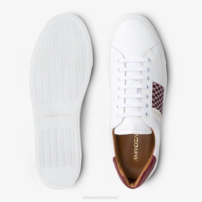 Allen Edmonds homens tênis farim com cadarço armando cabral 68T8D127 branco