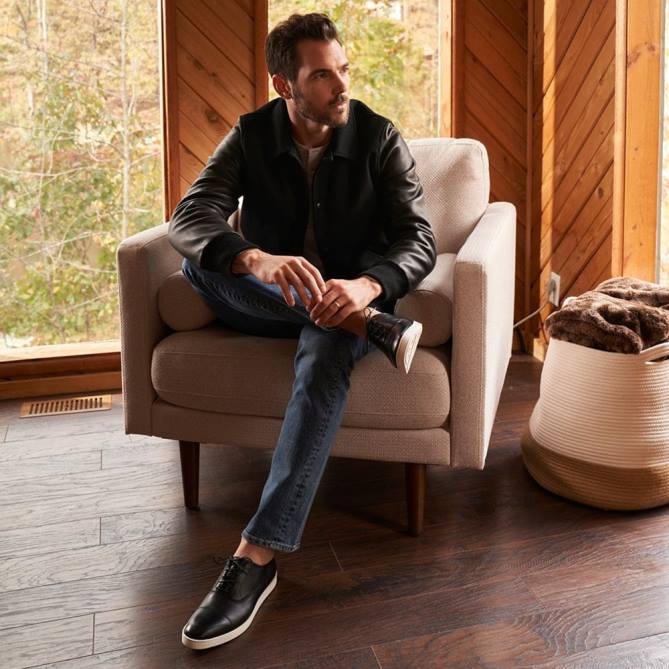 Allen Edmonds homens tênis park avenue oxford 68T8D61 preto