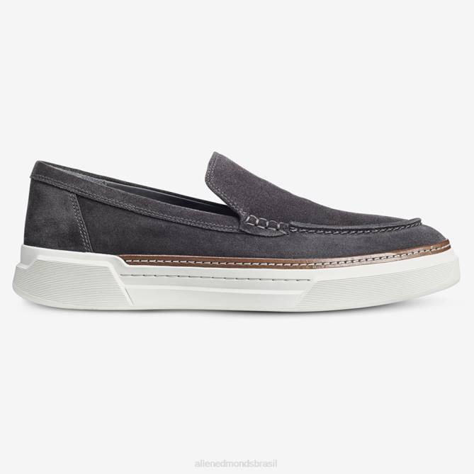 Allen Edmonds homens tênis sem cadarço burke veneziano 68T8D458 camurça cinza