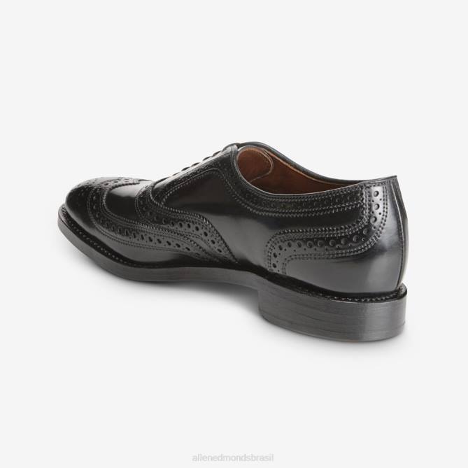 Allen Edmonds homens sapato social cambridge shell cordovan wingtip 68T8D324 cordovão preto