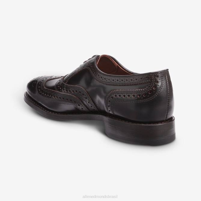 Allen Edmonds homens sapato social cambridge shell cordovan wingtip 68T8D325 marrom