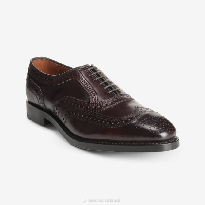 Allen Edmonds homens sapato social cambridge shell cordovan wingtip 68T8D49 Borgonha