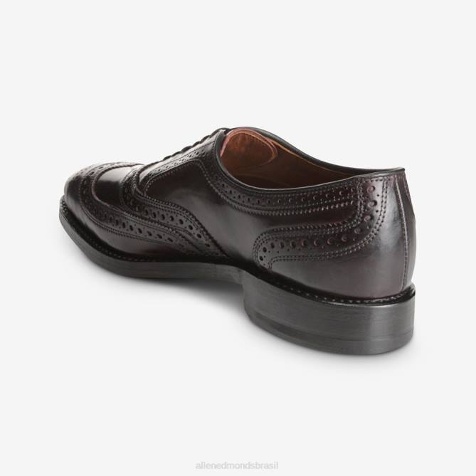 Allen Edmonds homens sapato social cambridge shell cordovan wingtip 68T8D49 Borgonha