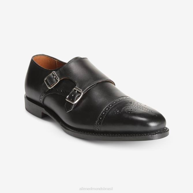 Allen Edmonds homens st. sapato social john's double monk strap 68T8D357 preto