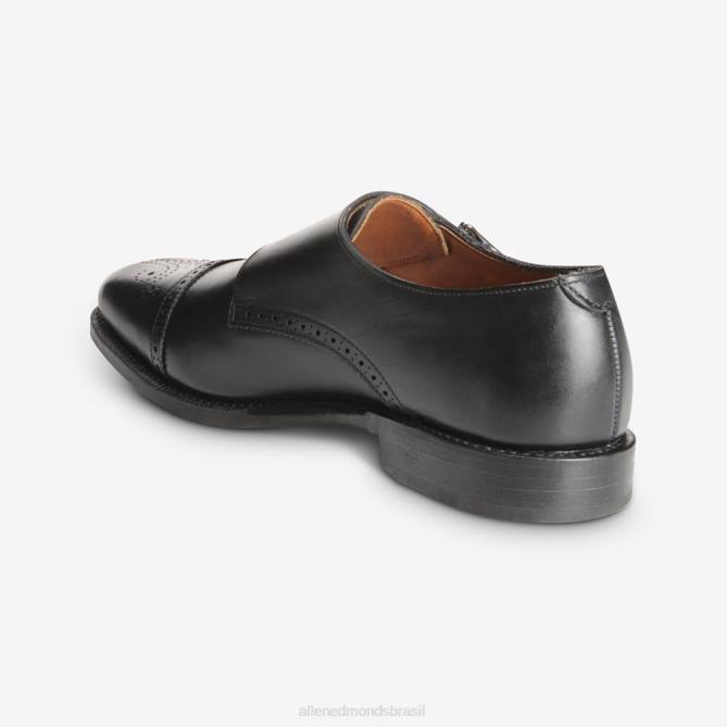 Allen Edmonds homens st. sapato social john's double monk strap 68T8D357 preto