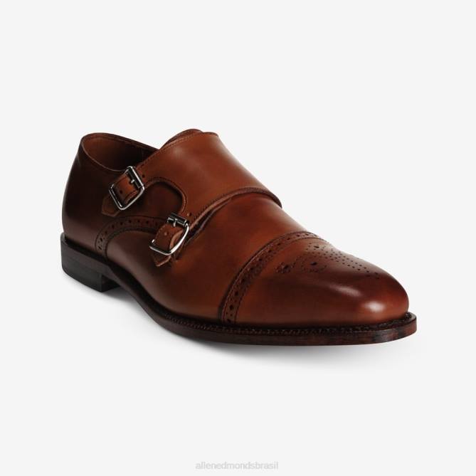 Allen Edmonds homens st. sapato social john's double monk strap 68T8D358 pimentão escuro