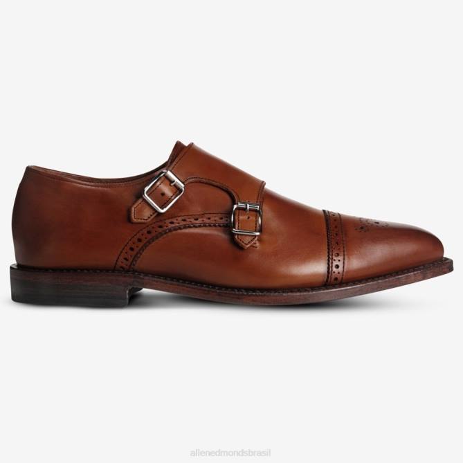Allen Edmonds homens st. sapato social john's double monk strap 68T8D358 pimentão escuro