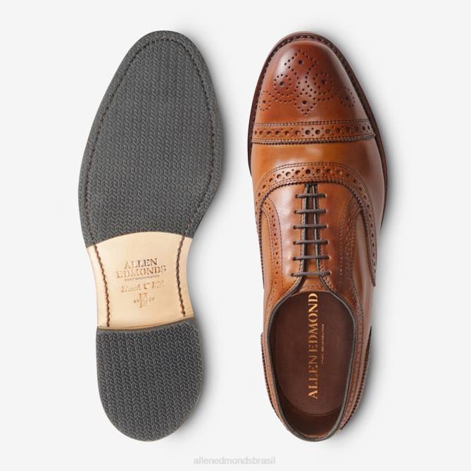 Allen Edmonds homens Sapato oxford com bico fino e sola combinada 68T8D38 noz marrom
