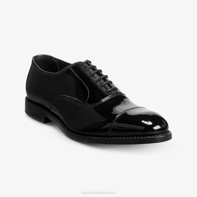 Allen Edmonds homens sapato social oxford bico fino park avenue 68T8D10 patente preta