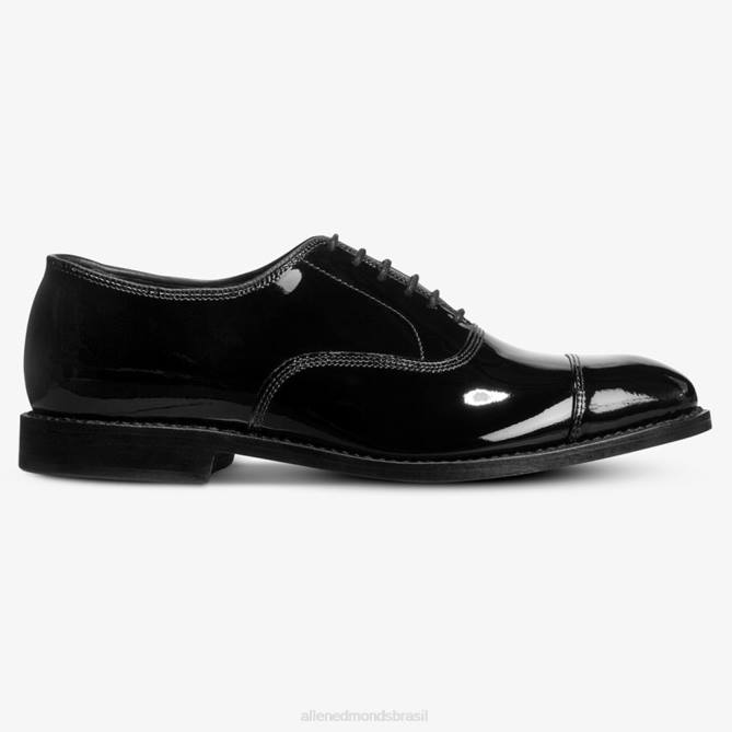 Allen Edmonds homens sapato social oxford bico fino park avenue 68T8D10 patente preta