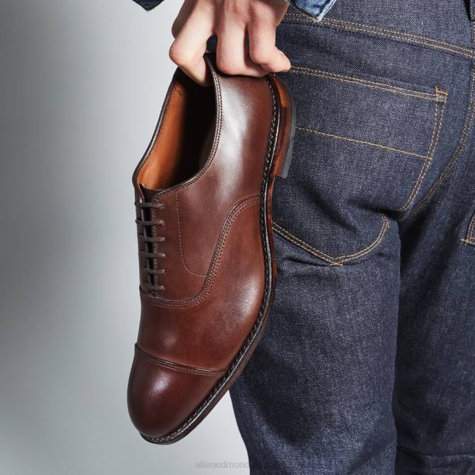 Allen Edmonds homens sapato social oxford bico fino park avenue 68T8D1 pimentão escuro