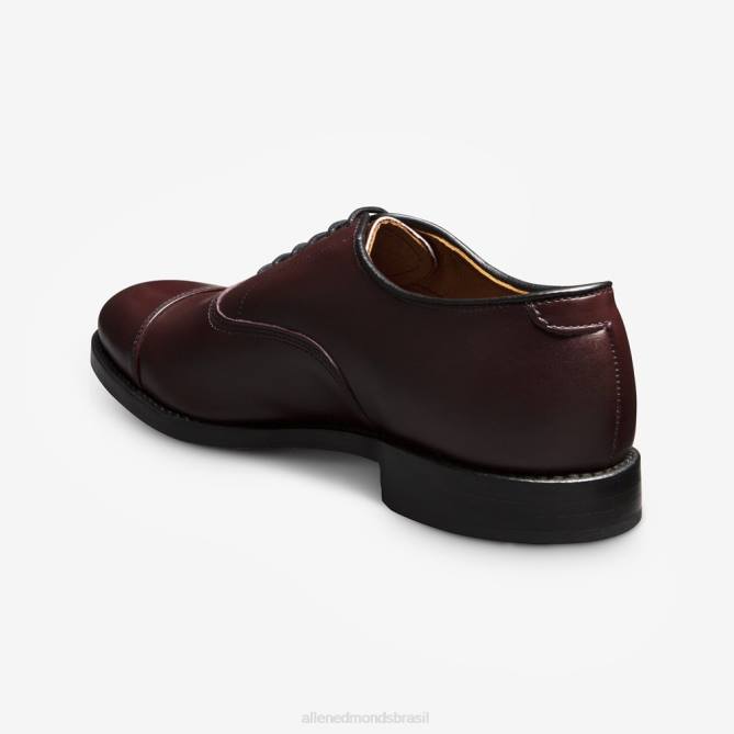 Allen Edmonds homens sapato social oxford bico fino park avenue 68T8D45 couro bordô