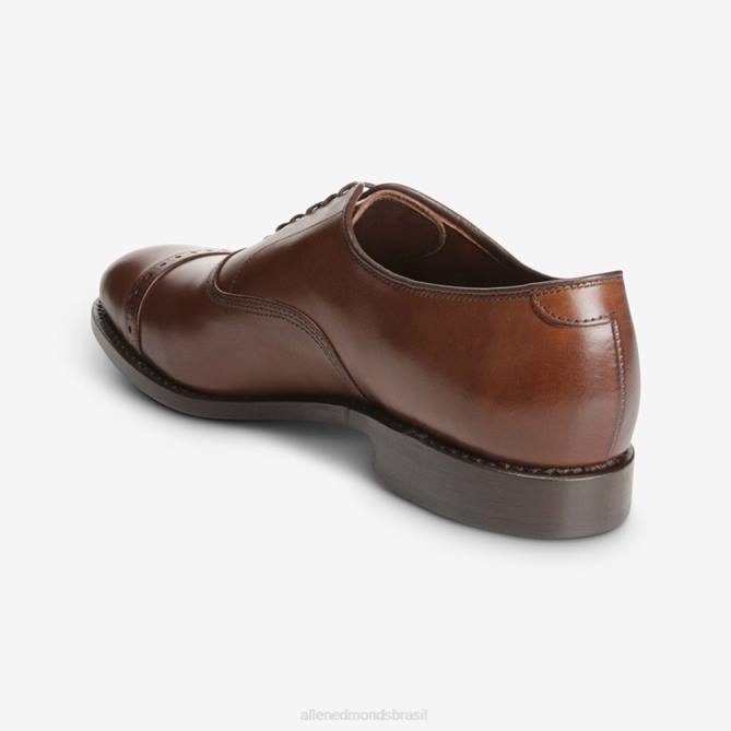 Allen Edmonds homens sapato social oxford bico fino quinta avenida 68T8D313 marrom café