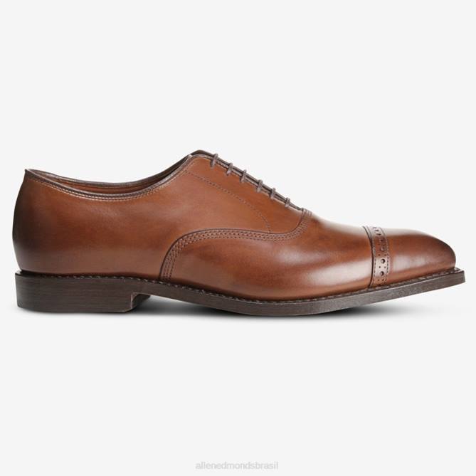 Allen Edmonds homens sapato social oxford bico fino quinta avenida 68T8D313 marrom café