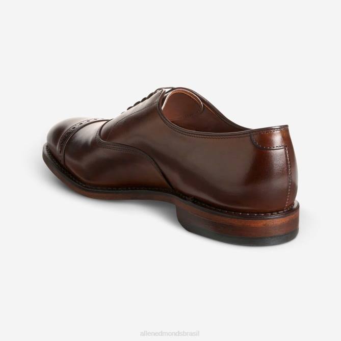 Allen Edmonds homens sapato social oxford bico fino quinta avenida 68T8D43 mogno