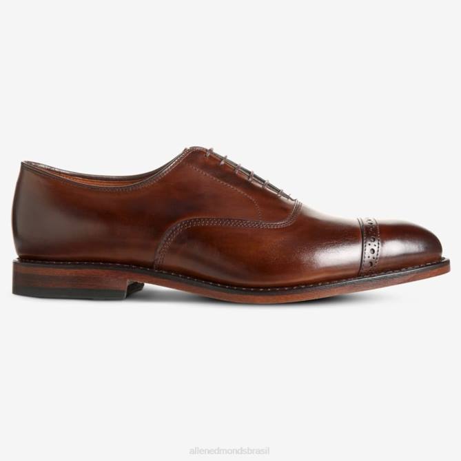 Allen Edmonds homens sapato social oxford bico fino quinta avenida 68T8D43 mogno