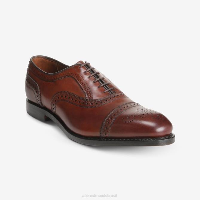 Allen Edmonds homens sapato social oxford cap toe 68T8D272 pimentão escuro