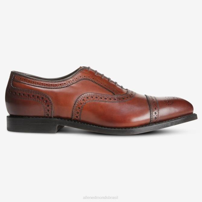 Allen Edmonds homens sapato social oxford cap toe 68T8D272 pimentão escuro