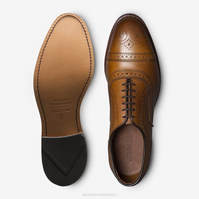 Allen Edmonds homens sapato social oxford cap toe 68T8D273 noz marrom